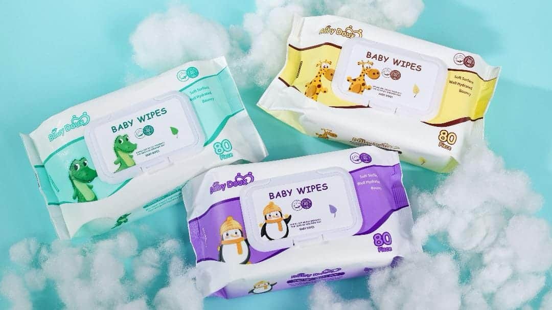 Lingettes Bébé Doux (80pcs x 24 paquets) Lingettes pour bébés douces et délicates