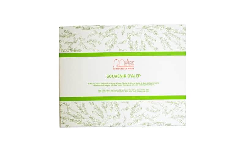 Coffrets-cadeaux cosmétiques de savon d'Alep