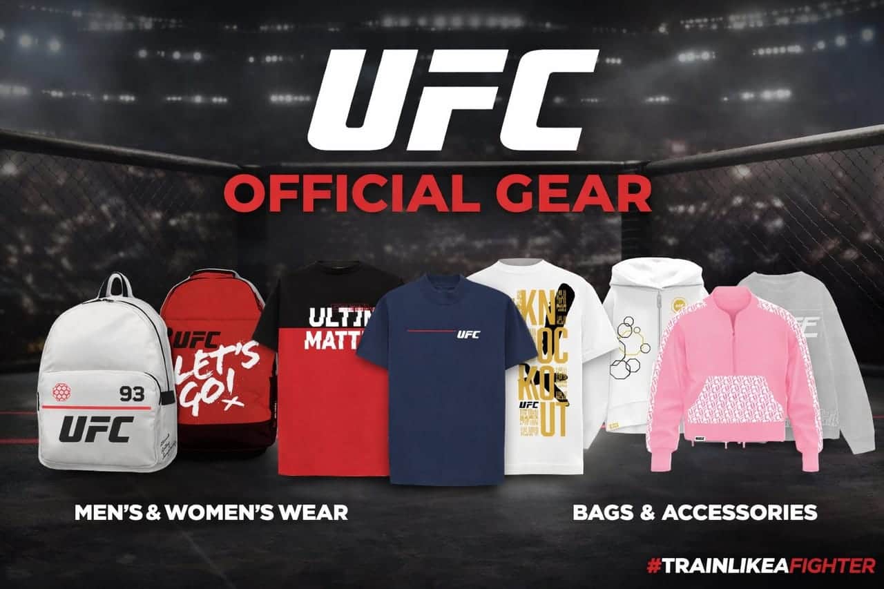Collection officielle UFC – Vêtements, sacs et accessoires pour hommes et femmes