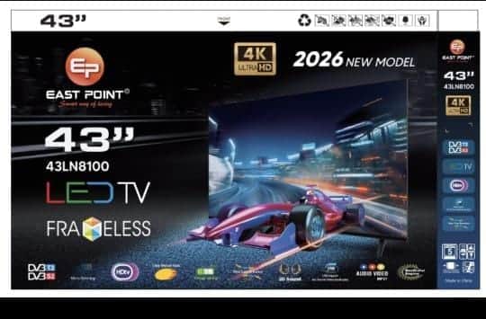 Téléviseurs LED EastPoint 43” – Option complète (Offre en gros)