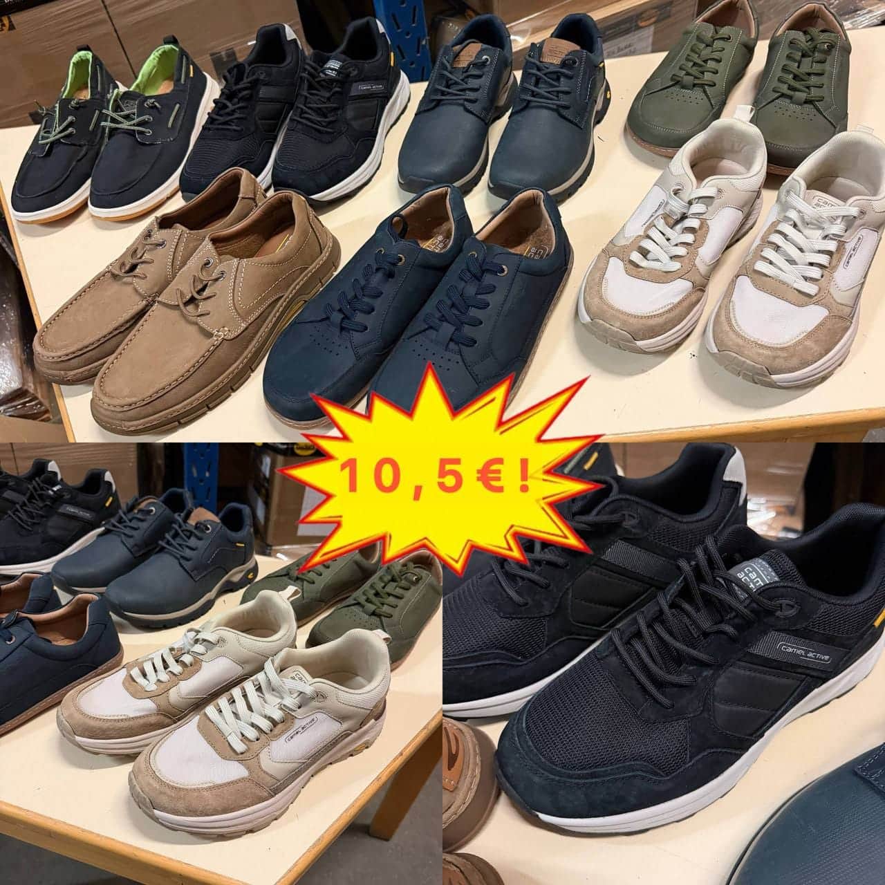 CAMEL ACTIVE MEN’S FOOTWEAR STOCK LOT