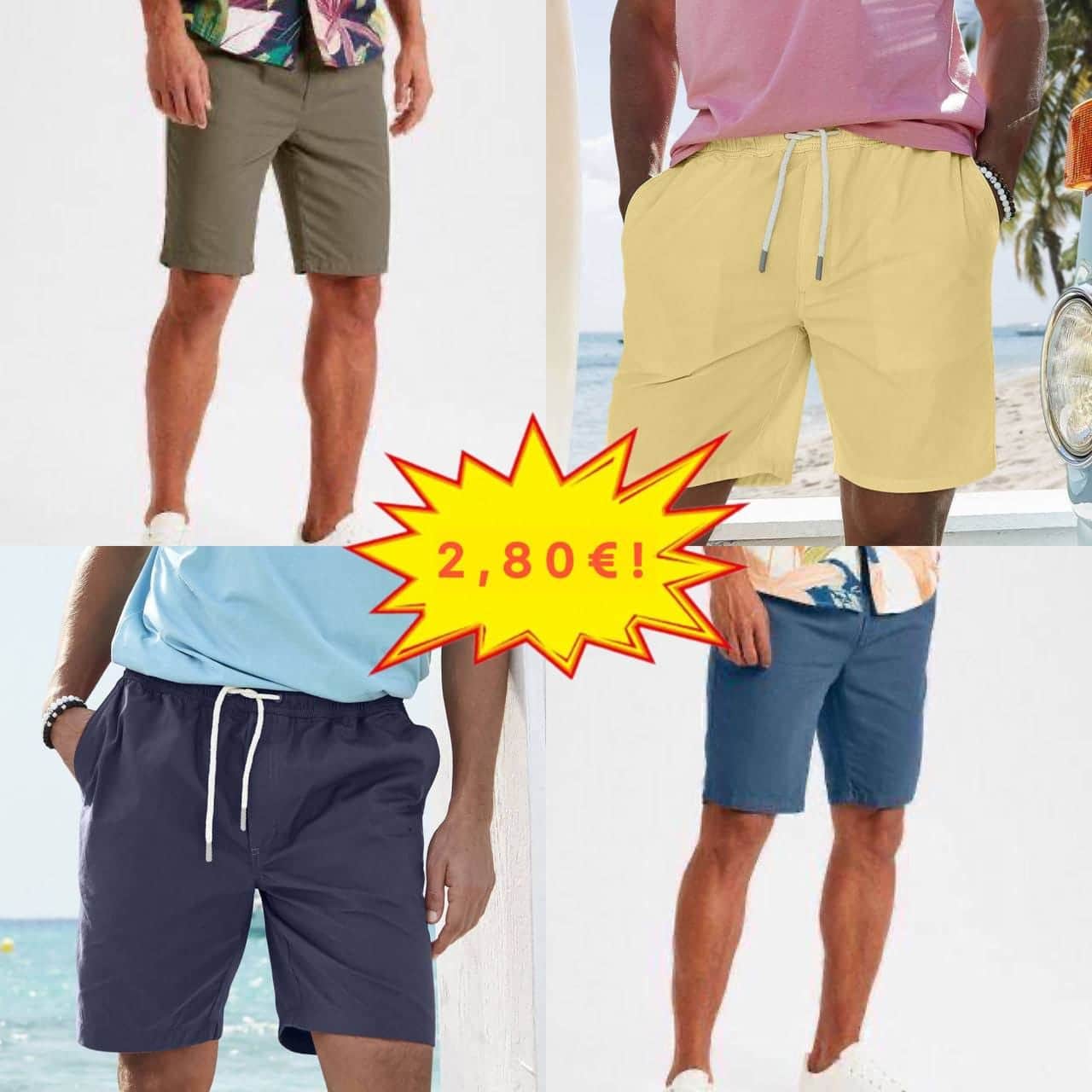 MEN’S SHORTS STOCK MIX FROM GERMAN MARKETPLACES — NEW ARRIVAL