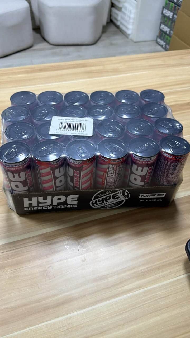 HYPE HYPE Energy Buzz Drink 250ml – Stocklot Offer EXW Dubai