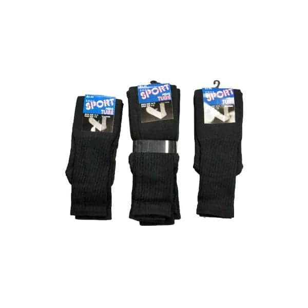 Schwarze Herren-Tubensocken 96 Paar