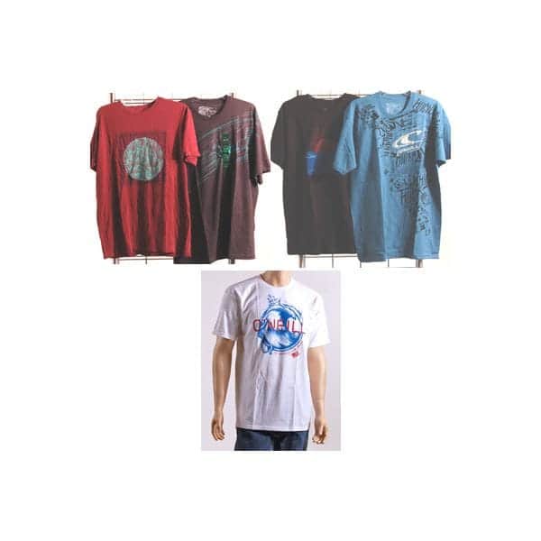 Oneill men's short sleeve logo tees asst. 48pcs.