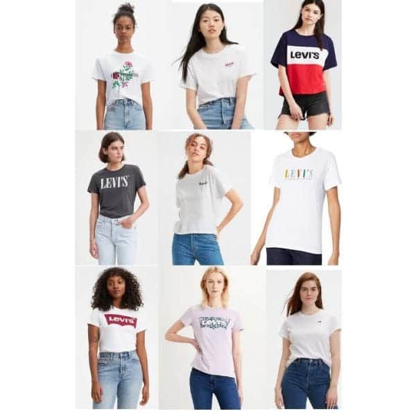 Levi's wholesale Junior tees assortment 48pcs.