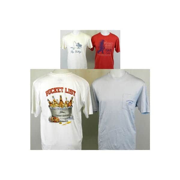 T-shirts manches courtes Tommy Bahama pour homme 24 pièces.