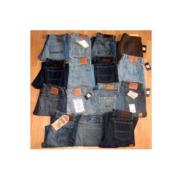 Surtido de jeans de mezclilla para hombre Lucky Brand, 30 piezas.
