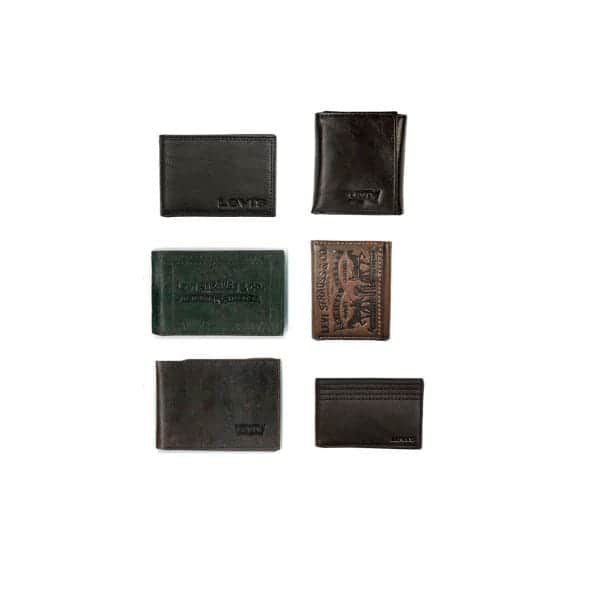 Surtido mayorista de carteras Levi's 18pcs.