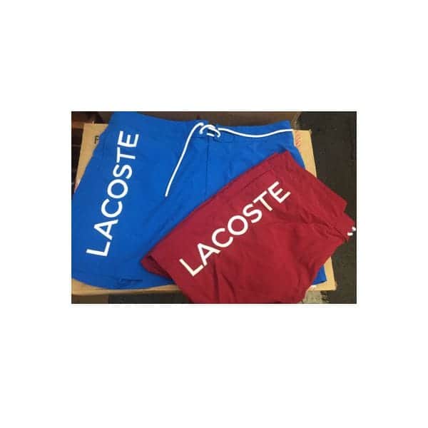Surtido de bañadores cortos Lacoste al por mayor 12pcs.