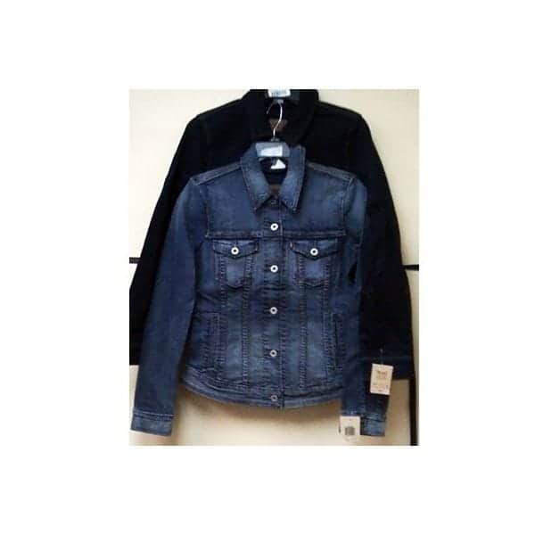 Levi's Wholesale-Jeansjacken für Damen, ungefüttert, 24 Stk.