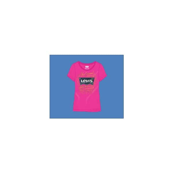 Assortiment de t-shirts imprimés à manches courtes Levi's pour filles 48 pcs.