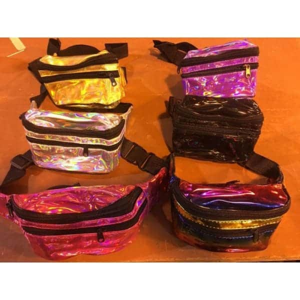 Gürteltaschen im Großhandel, Metallic-Stil, 36 Stk.