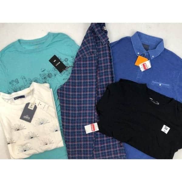 Stock de magasin en gros pour hommes Nordstrom Rack, vêtements en surstock, 500 pcs.