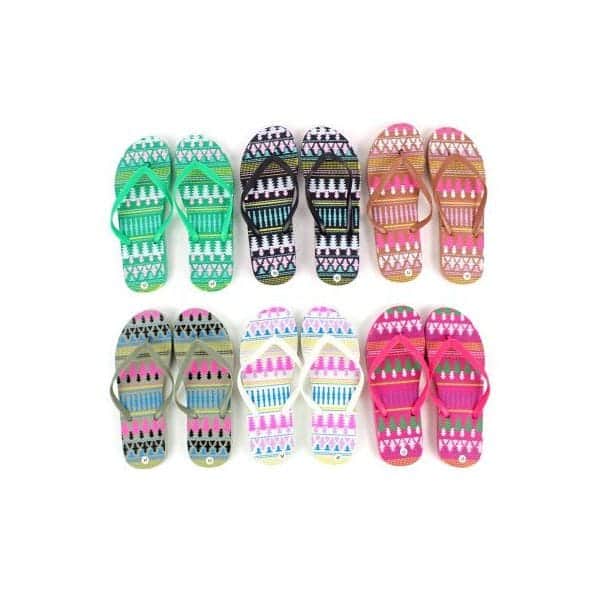 Palé mayorista de chanclas surtidas 192 uds.