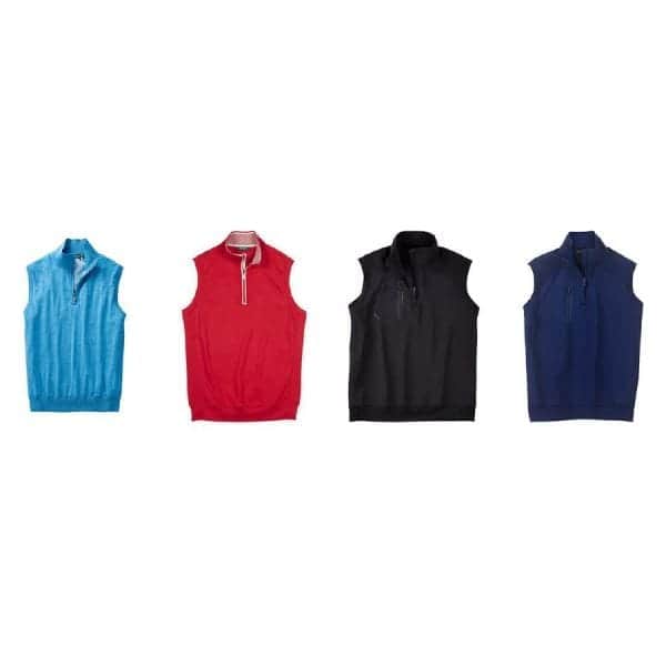 Bobby Jones wholesale assorted 1/4 zip vests 24pcs.