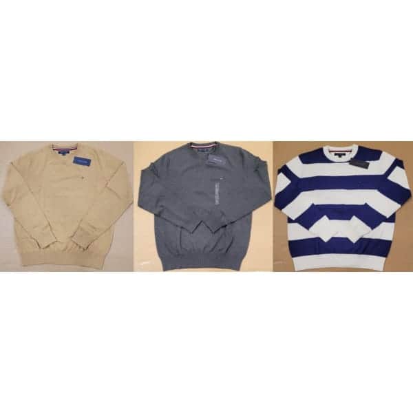 Tommy Hilfiger Wholesale crewneck/vneck sweaters assortment 24pcs.