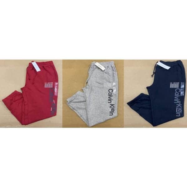 Assortiment de pantalons de survêtement pour homme Calvin Klein en gros, 24 pièces.