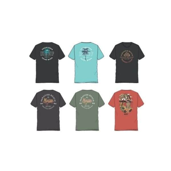Surtido de camisetas de manga larga para hombre Reef Wholesale, 36 piezas.