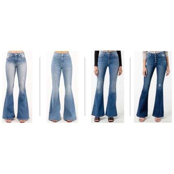 Ceros par Miss Me Jeans en gros évasé 30 pièces.
