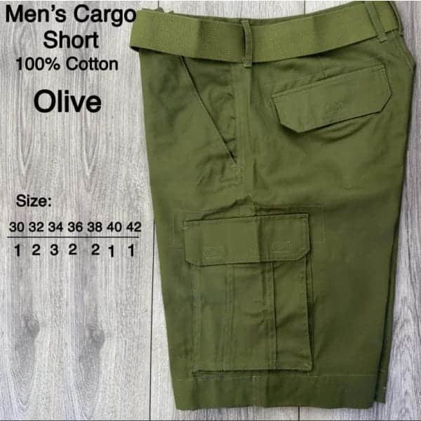 Shorts cargo pour homme 24 pcs. Assortiment