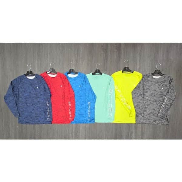Spyder Wholesale Men’s Long Sleeve Tee Assortment 60pcs