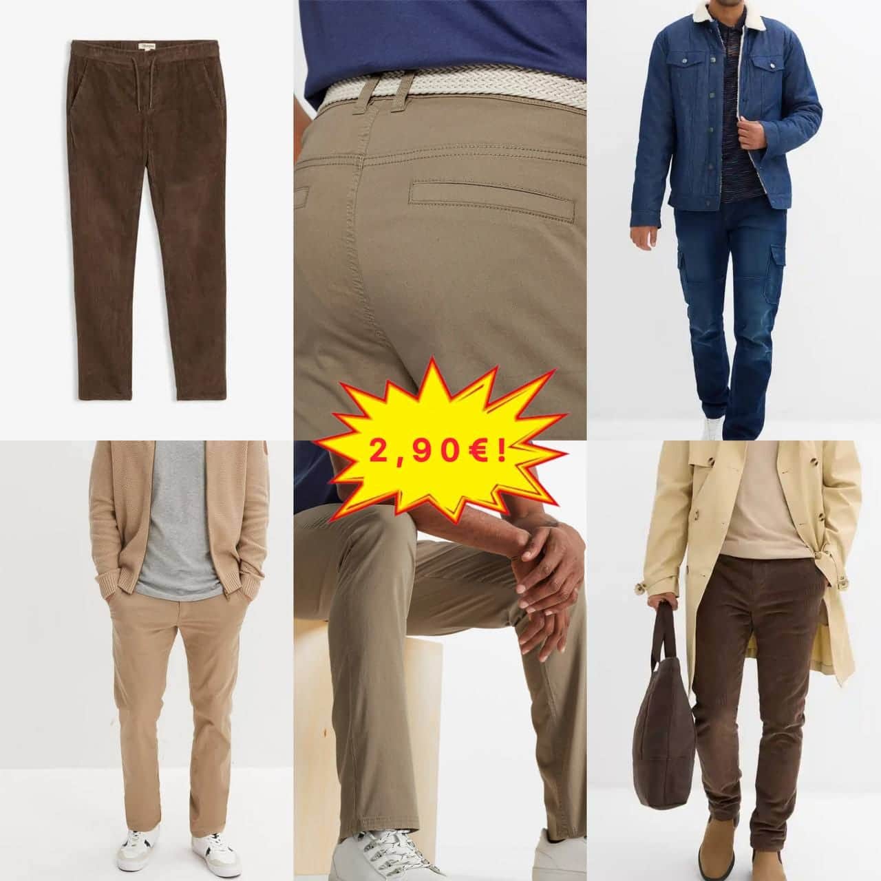 MEN'S STOCK TROUSERS & JEANS FROM GERMAN MARKETPLACES