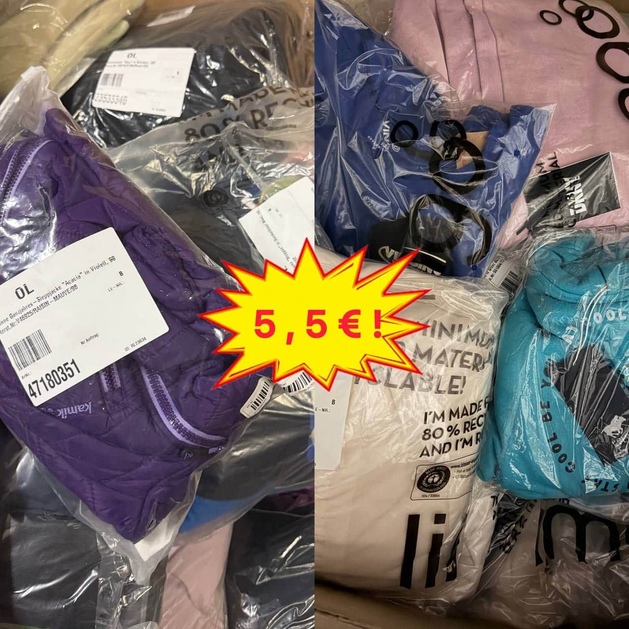 Children’s Clothing Mix from European Marketplaces – Grades A/B/C