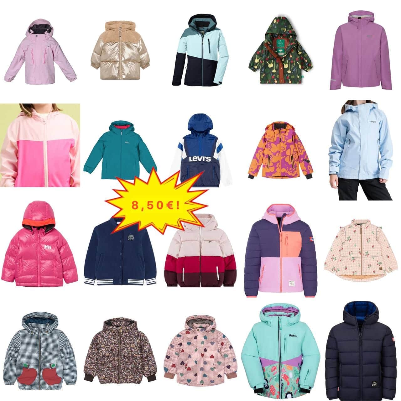 Children’s Jacket Mix from European Marketplaces – Grades A/B/C