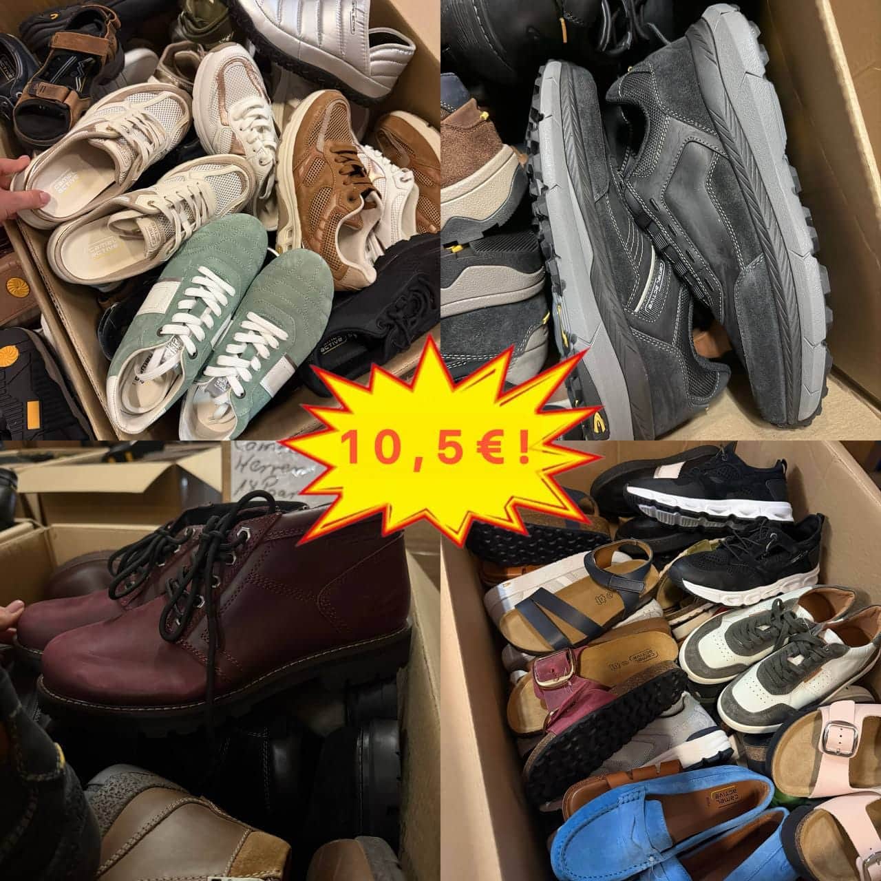 Branded Footwear Mix from German Stock – Grade A