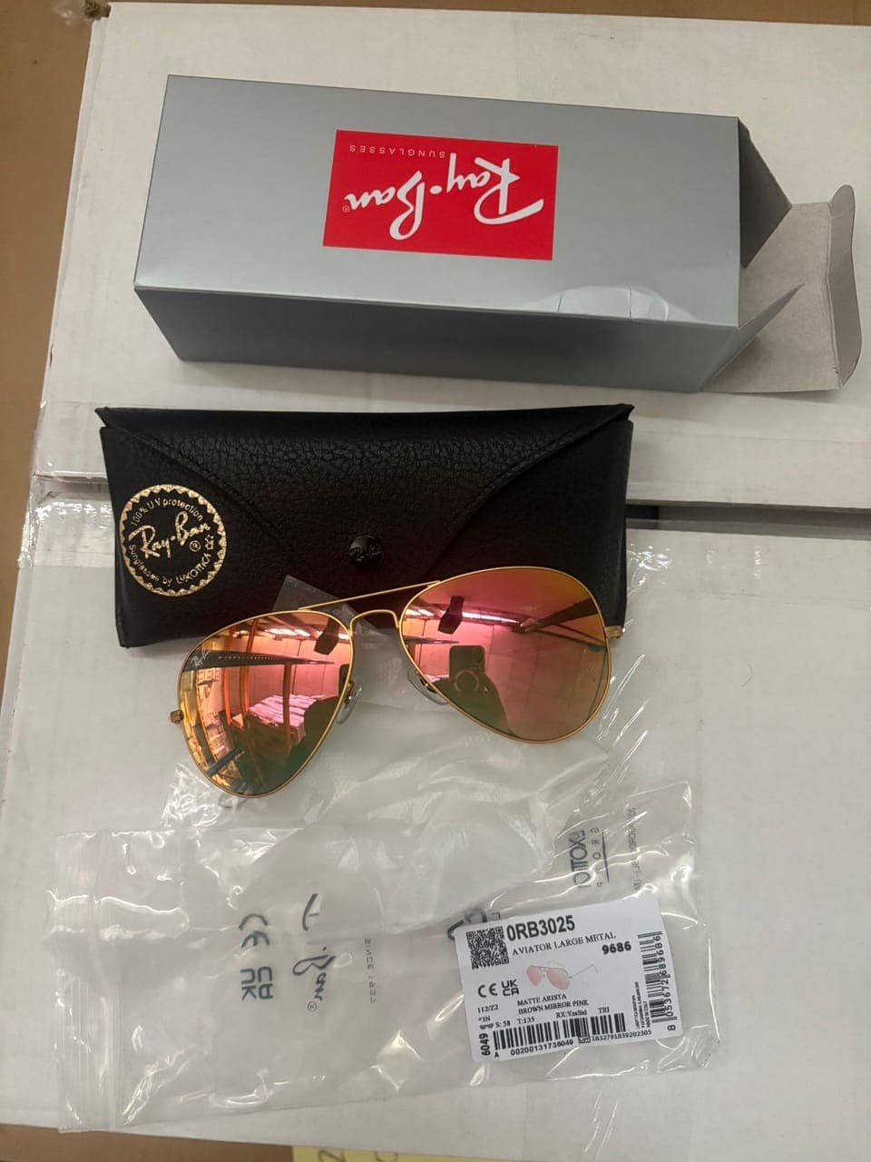 Lunettes de soleil Rayban authentiques en gros Dubaï