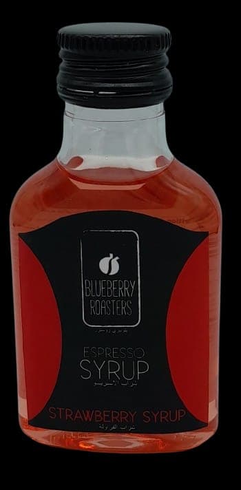 Blueberry Roasters : Sirop d'Espresso à la Fraise | 100 ml