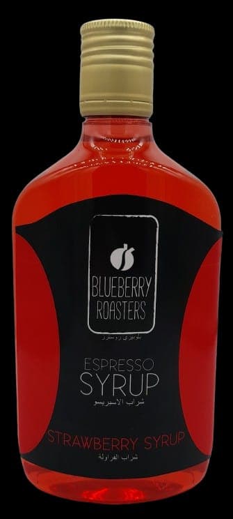 Blueberry Roasters : Sirop d'Espresso à la Fraise | 500 ml