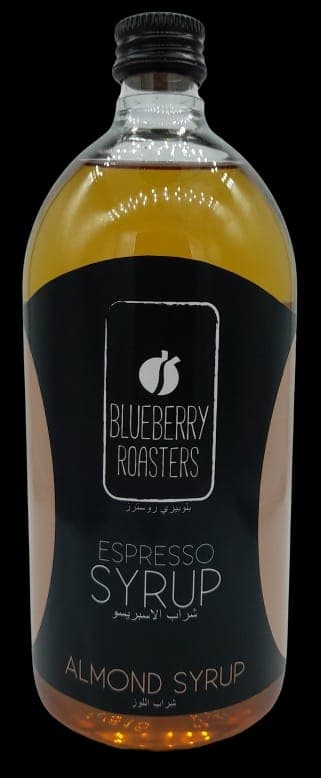Blueberry Roasters : Sirop d'Espresso aux Amandes | 1000 ml
