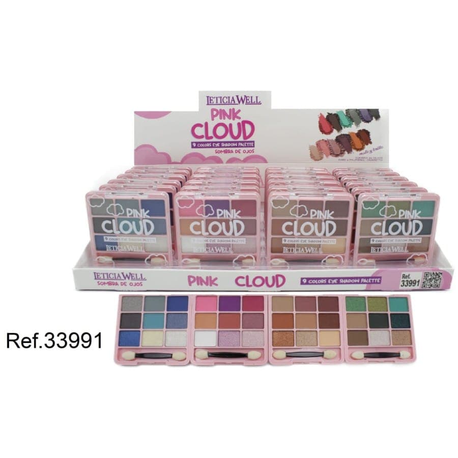 FARD À PAUPIÈRES PINK CLOUD LETICIA WELL PACK DE 24