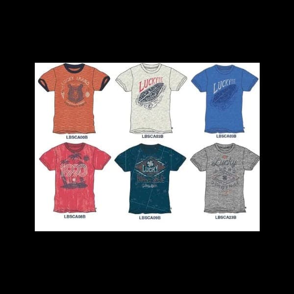 Lucky Brand Großhandels-Jungen-T-Shirts Sortiment 48 Stk.