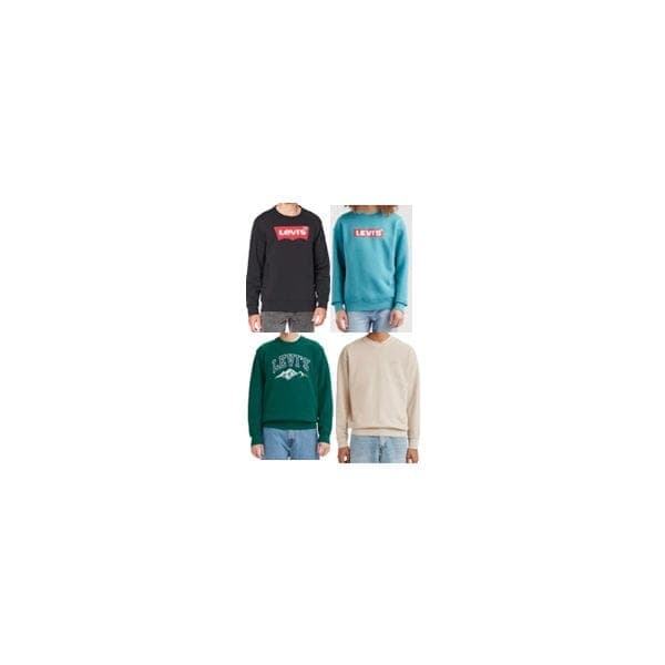 Levi's wholesale men's printed CREW sweatshirts 24pcs.