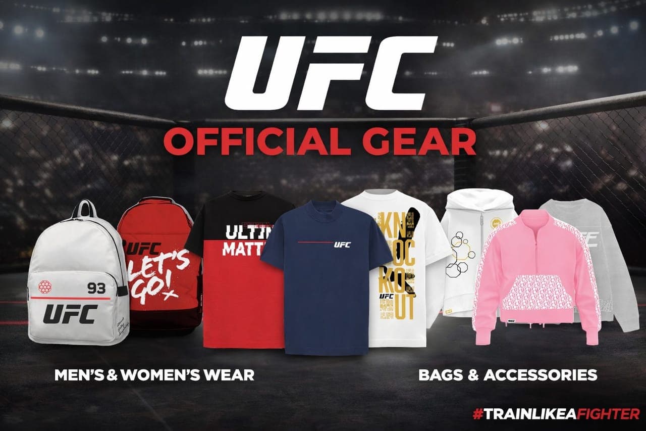 Colección de Equipamiento Oficial de UFC – Ropa para Hombres y Mujeres, Bolsas y Accesorios