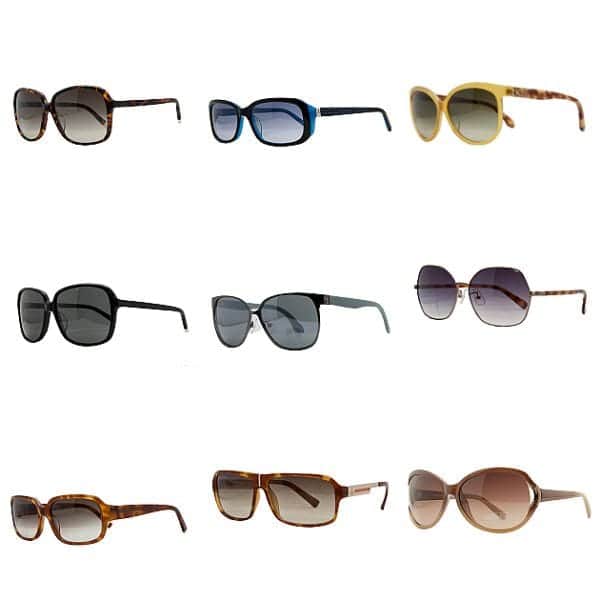 Assortiment de lunettes de soleil Calvin Klein 10 pcs.