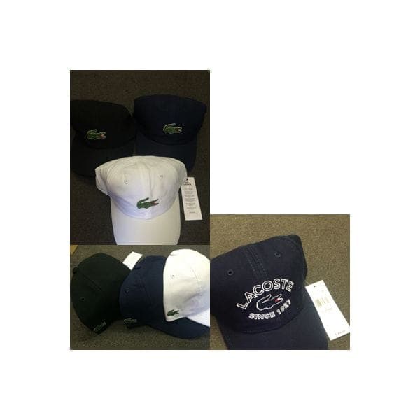 Lacoste wholesale men's Hats assortment 18pcs.
