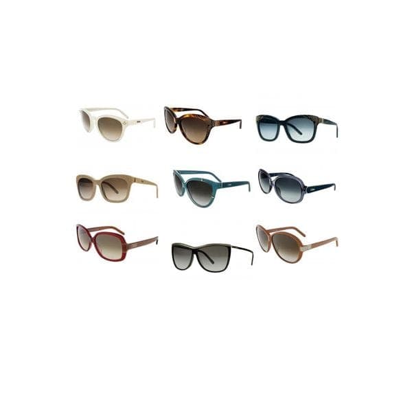 Assortiment de lunettes de soleil pour femmes Chloe 10 pièces.
