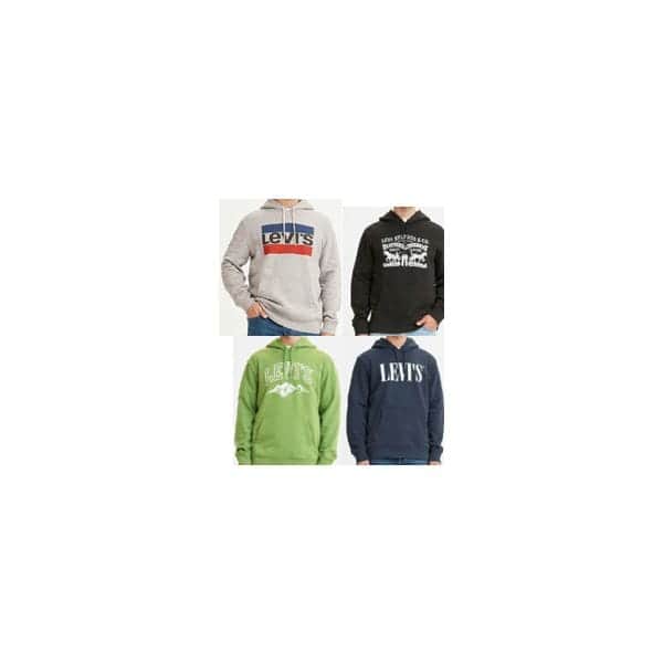 Sweatshirts à capuche imprimés LOGO pour hommes Levi's en gros, 48 pièces.